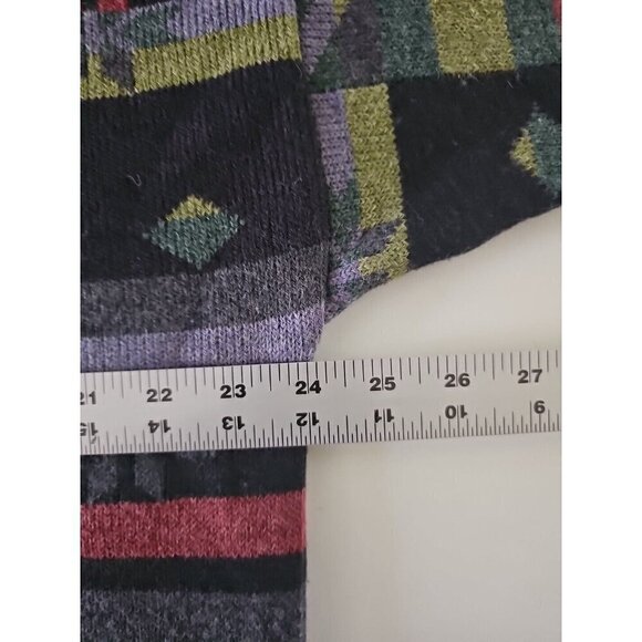 Vintage Men's 1980’s RRR Aztec Geometic Sweater Jumper Made In Italy - Picture 6 of 10